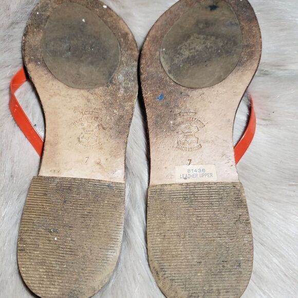 J.Crew Leather Women Flip Flop Sandal - Picture 4 of 4